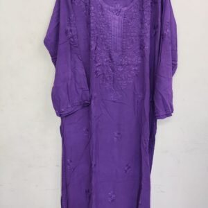 Purple Traditional Rayon Kurti