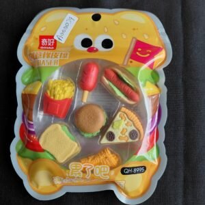 Fast Food Eraser Set