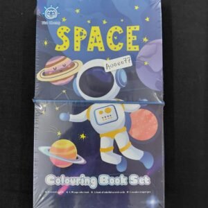 Alien Space Colouring Book with 8 Double Side Colour Pencils