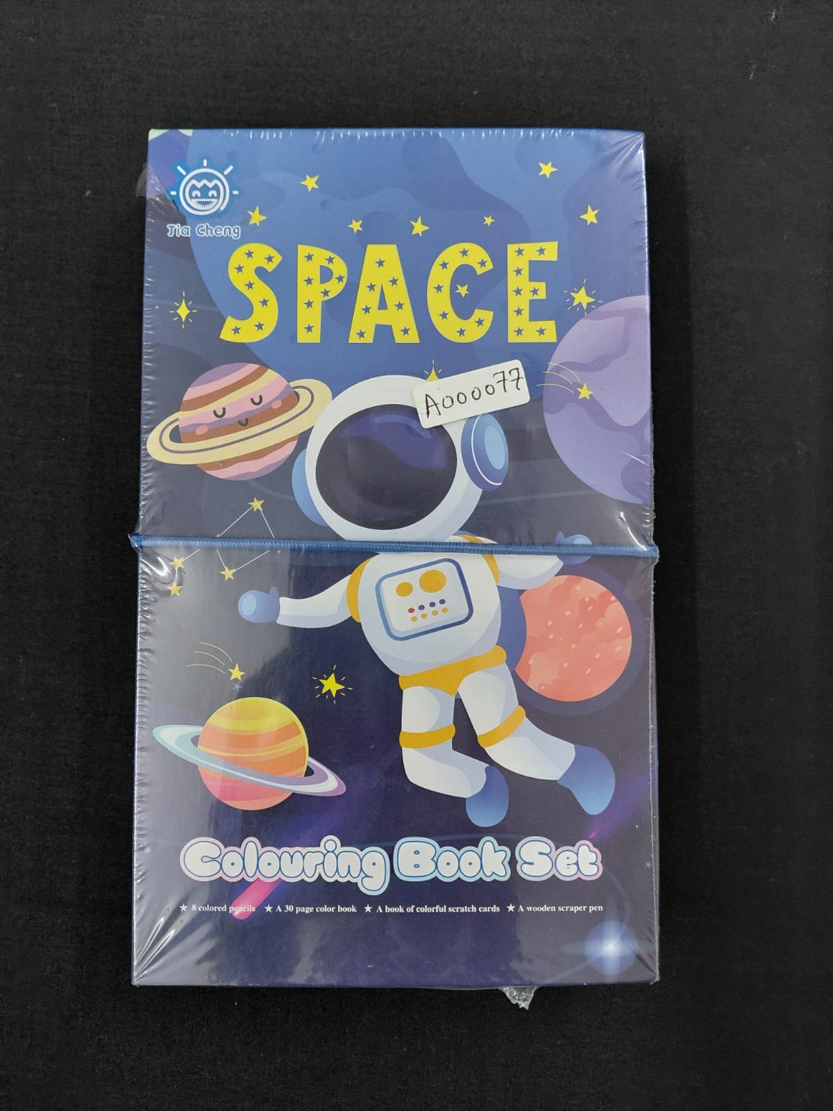 Alien Space Colouring Book with 8 Double Side Colour Pencils