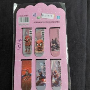 Superhero Laser Magnetic Bookmarks