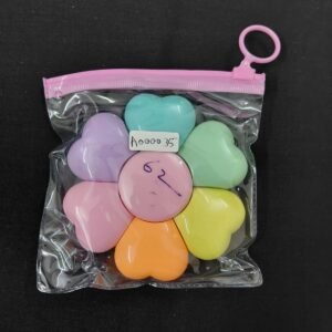 Heart-Shaped Highlighter Set
