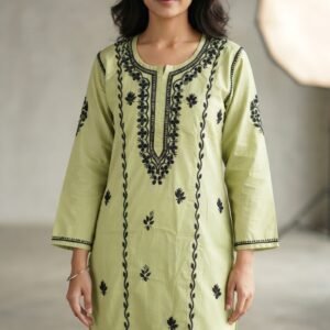 Green Long Kurti